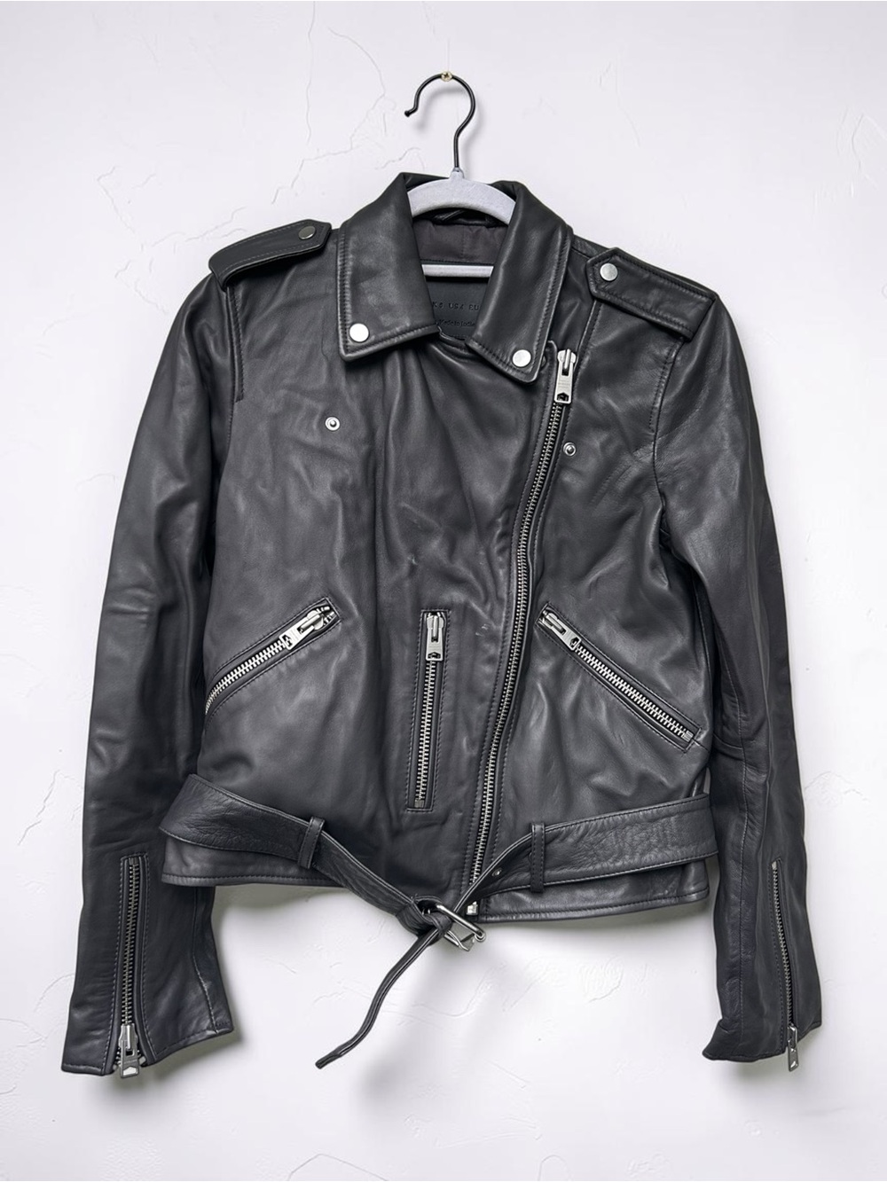 AllSaints Balfern Leather Biker Jacket